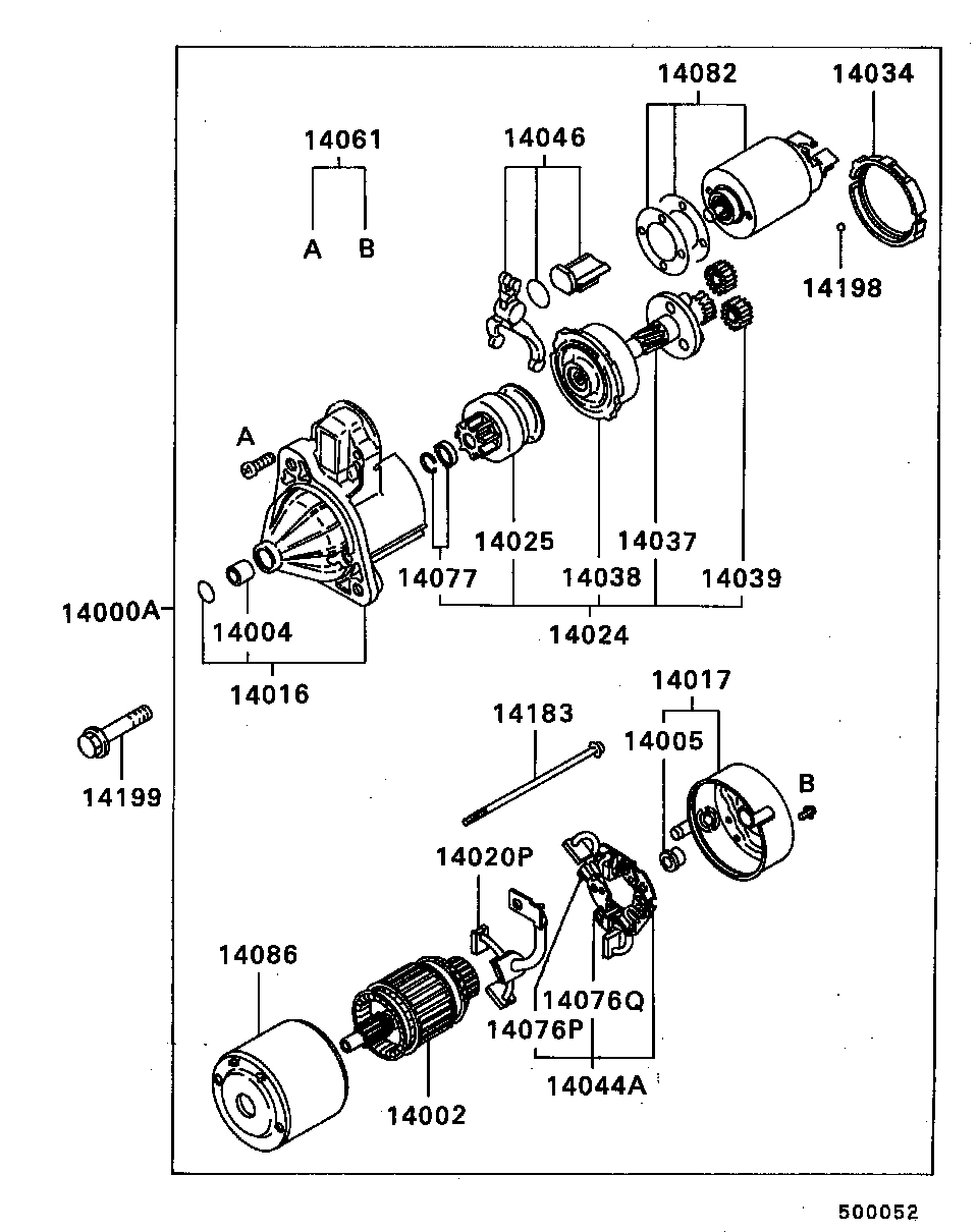 Mitsubishi MD61 1215 - Обмотка збудження, стартер autozip.com.ua