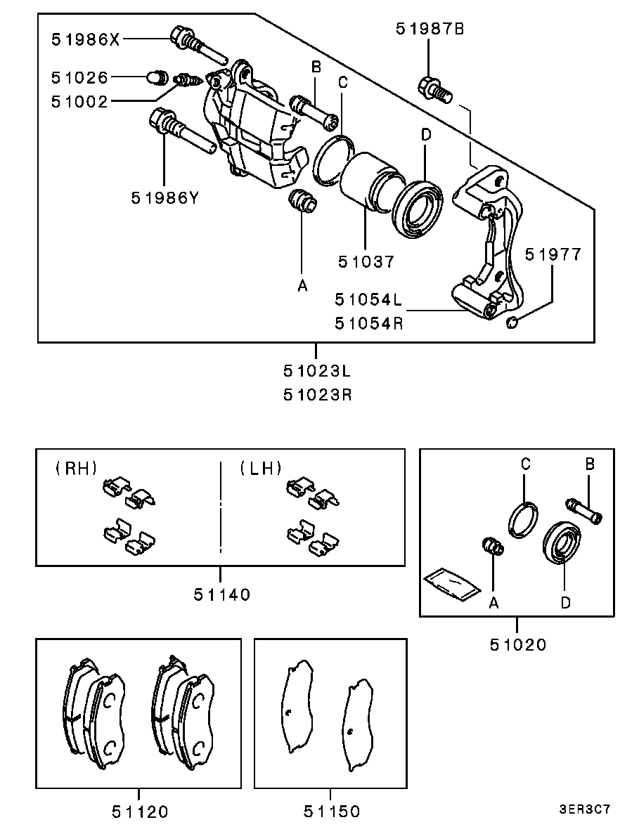 Proton MB928425 - Гальмівний супорт autozip.com.ua