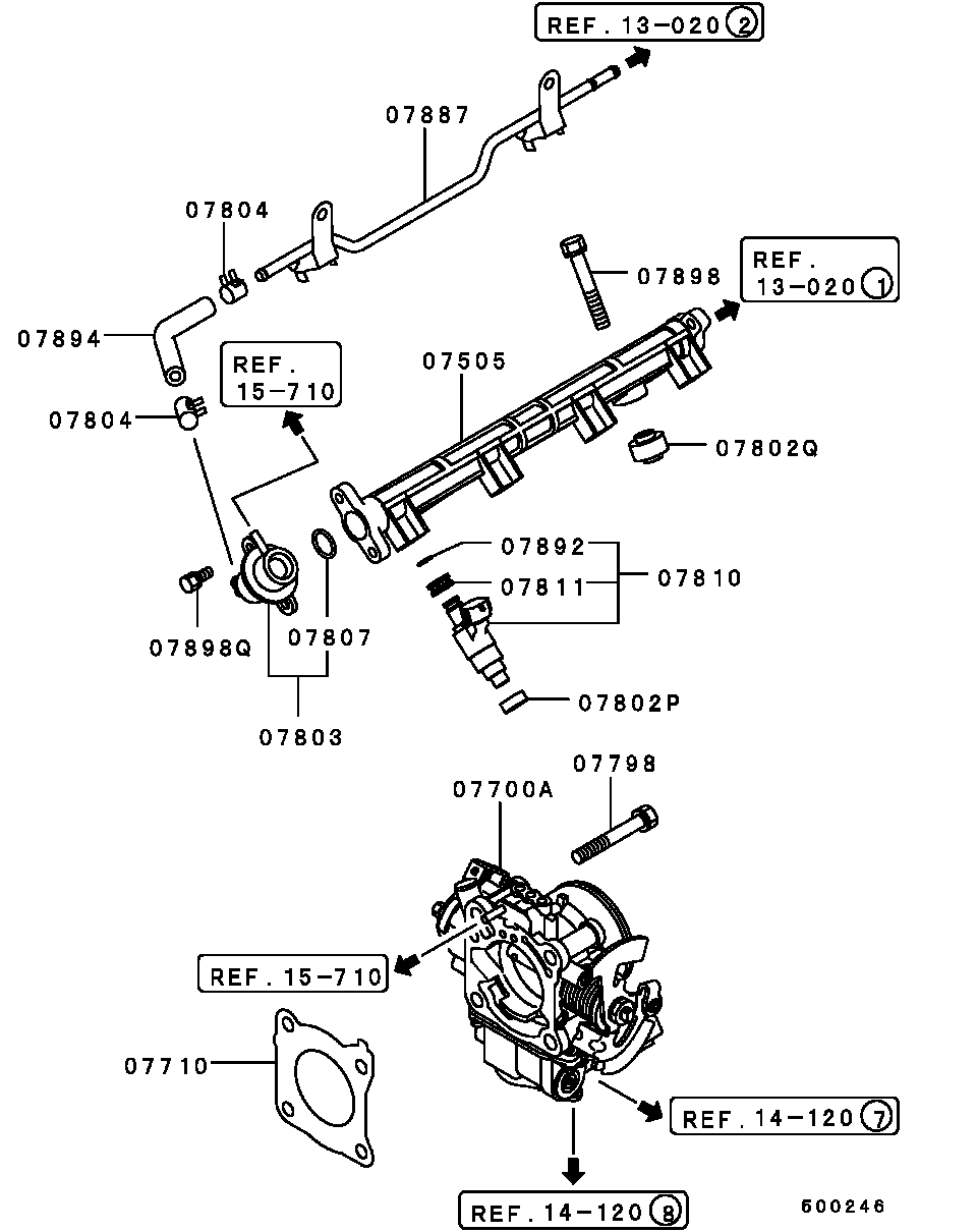 Mitsubishi MD311979 - Клапан регулювання тиск наддуву autozip.com.ua