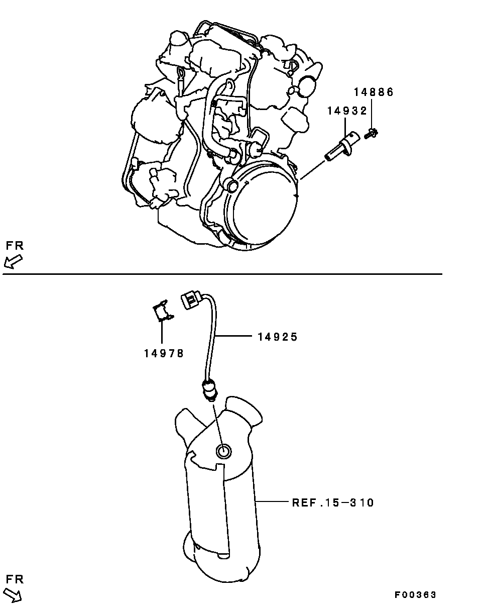 Smart 1588A001 - Лямбда-зонд, датчик кисню autozip.com.ua