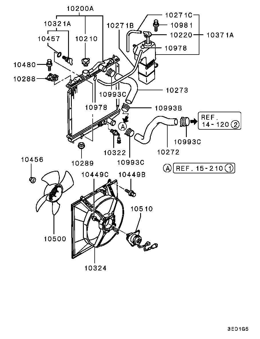 Chevrolet MB89 0520 - Кришка, радіатор autozip.com.ua