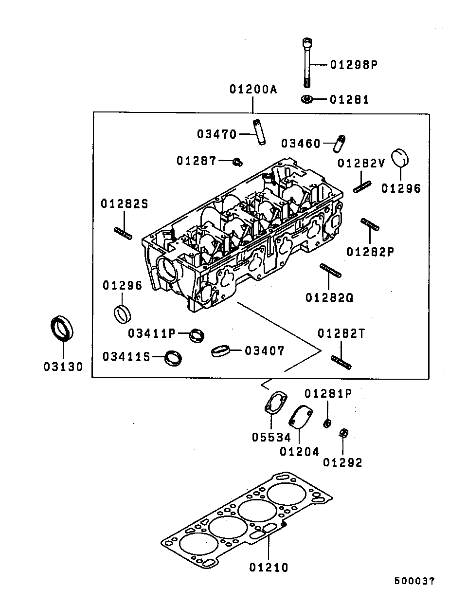 Mitsubishi MD323473 - Прокладка, головка циліндра autozip.com.ua