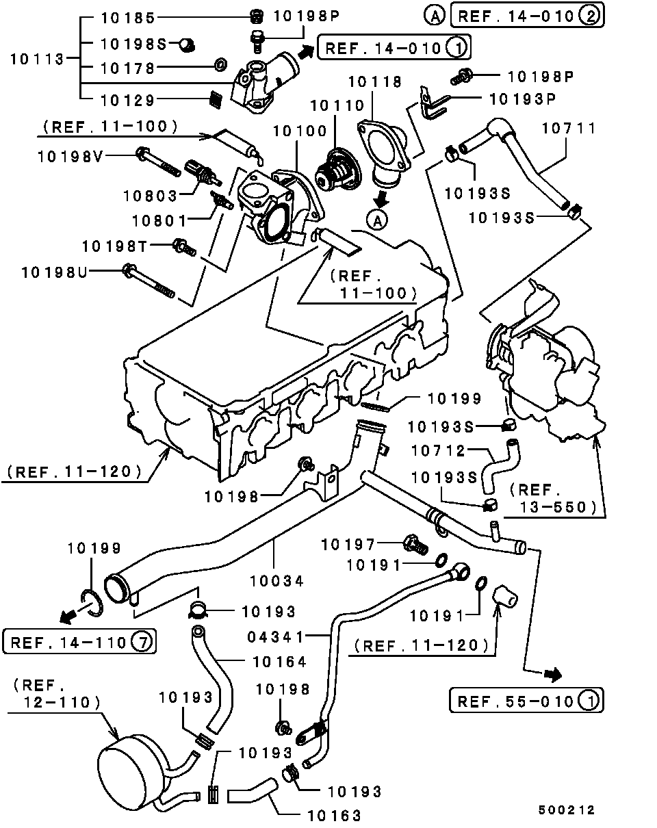 Subaru MD15 8570 - Термостат, охолоджуюча рідина autozip.com.ua