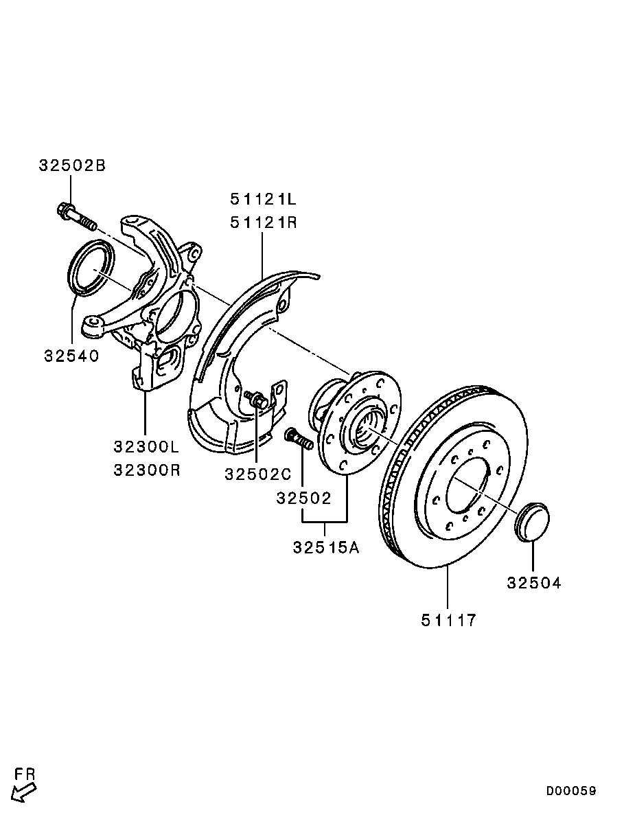 MITSUBISHI (GAC) MN102276 - Гальмівний диск autozip.com.ua