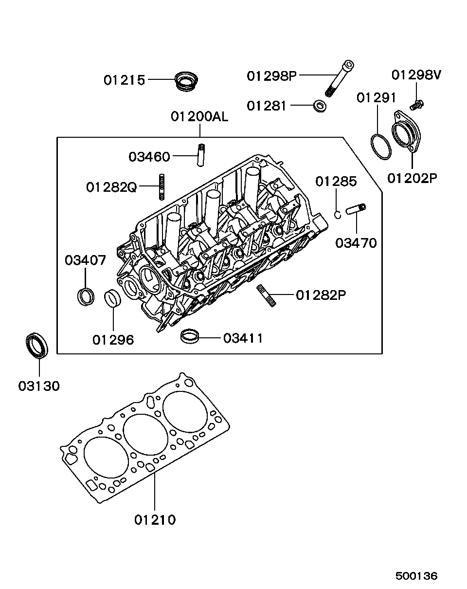 Mitsubishi MD32 0044 - Прокладка ГБЦ. метал autozip.com.ua