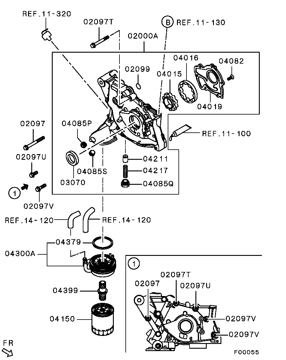 Mitsubishi MD377999 - Сальник колінв-розпредвалу autozip.com.ua