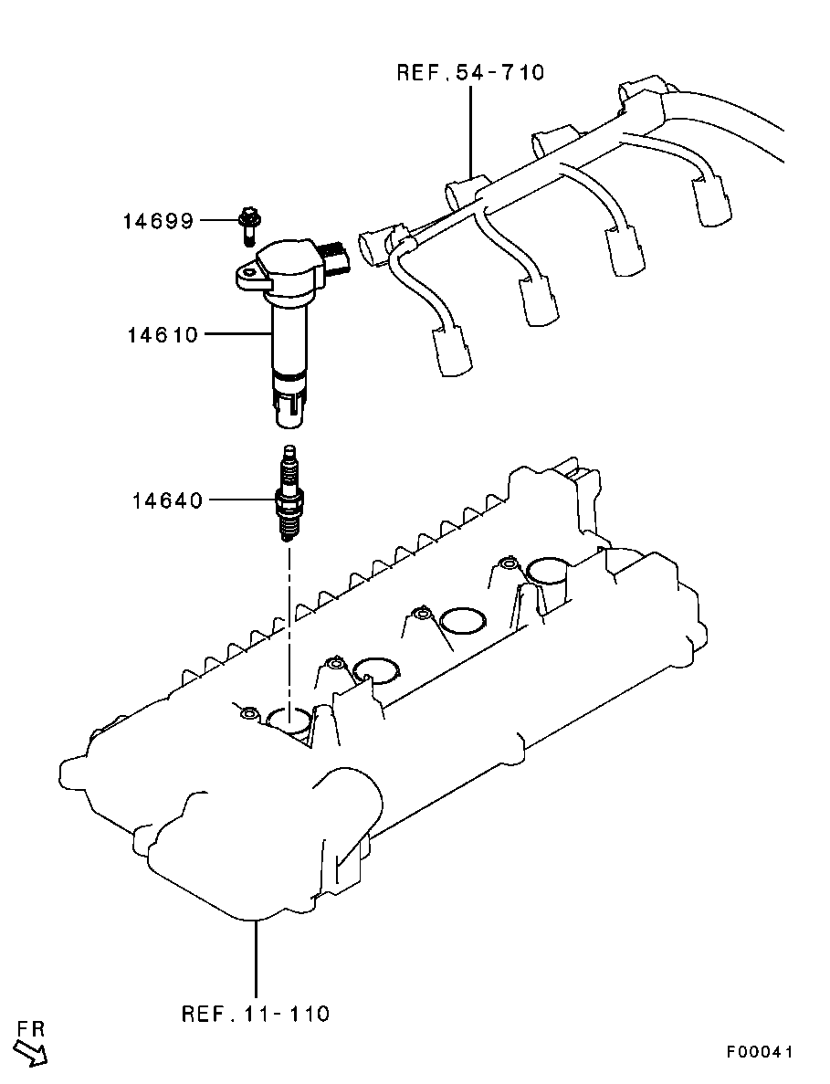 Mitsubishi 1822A085 - Свічка запалювання autozip.com.ua