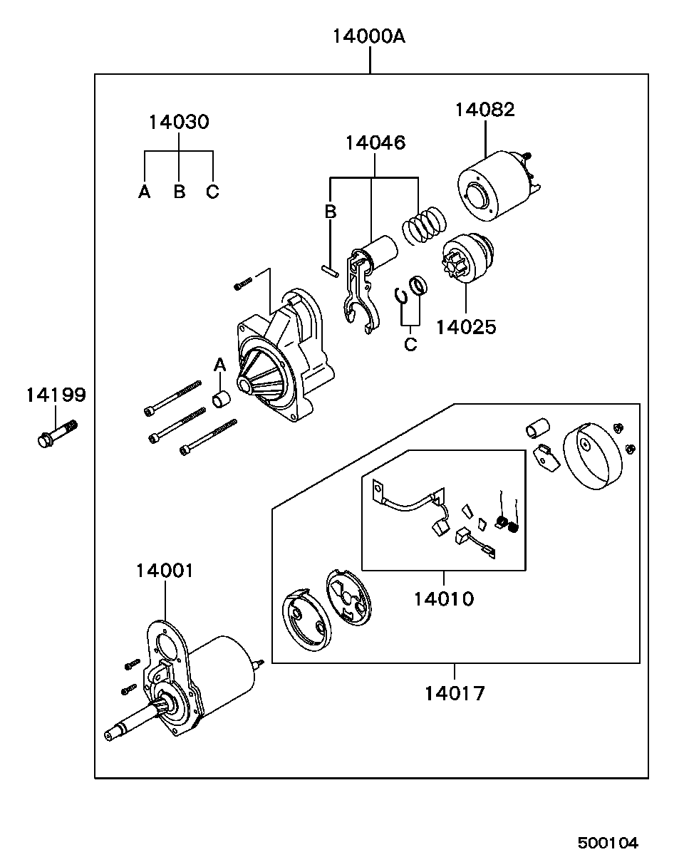 Mitsubishi MD620985 - Кришка стартера, карбюратор autozip.com.ua