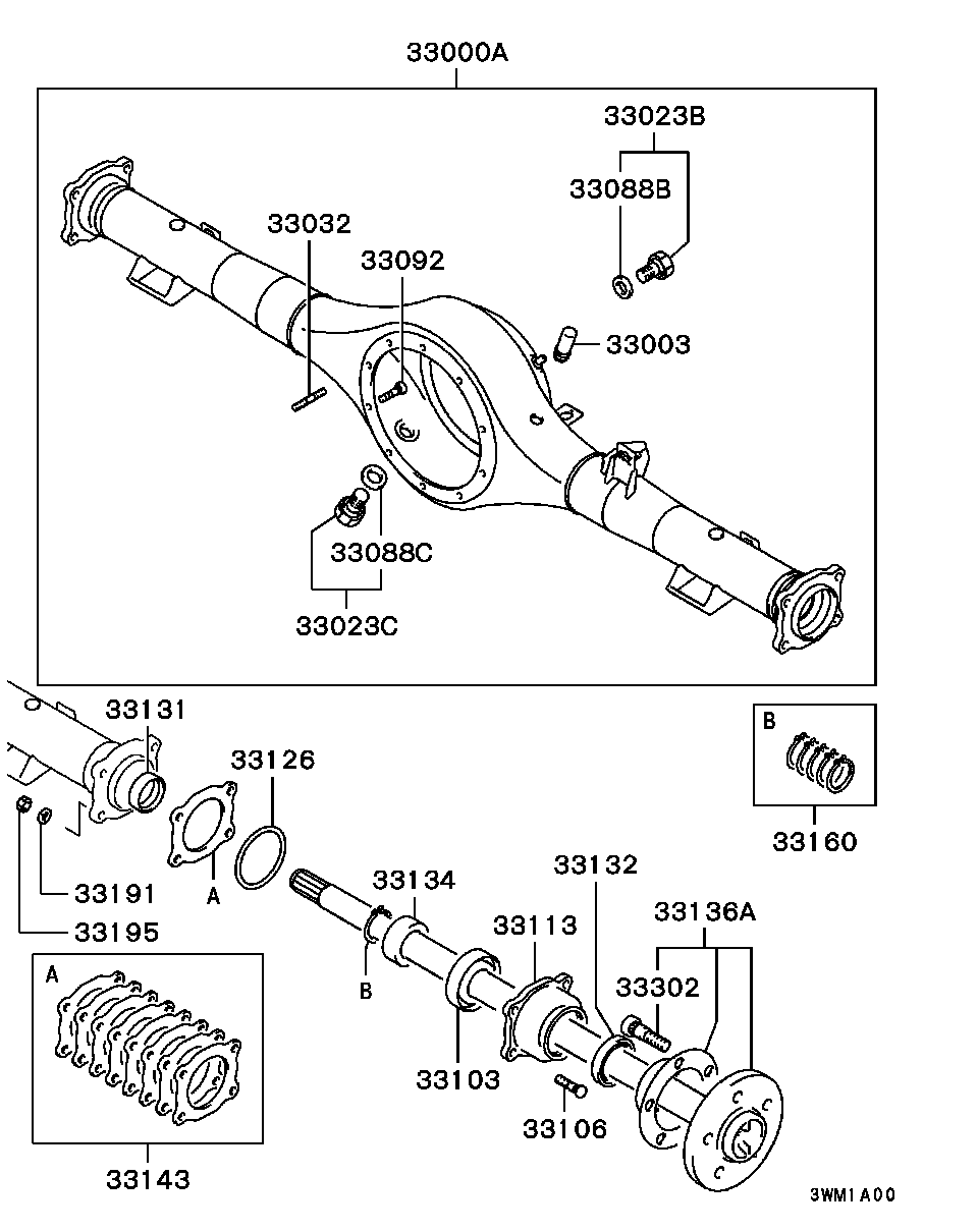 Mitsubishi MB837719 - Комплект підшипника маточини колеса autozip.com.ua