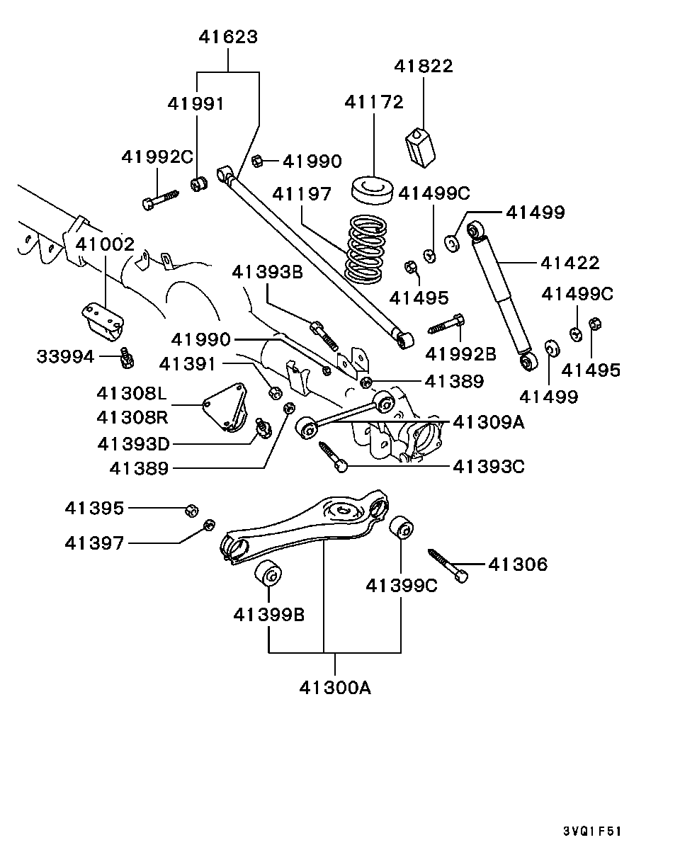 Mitsubishi MB911243 - Амортизатор autozip.com.ua