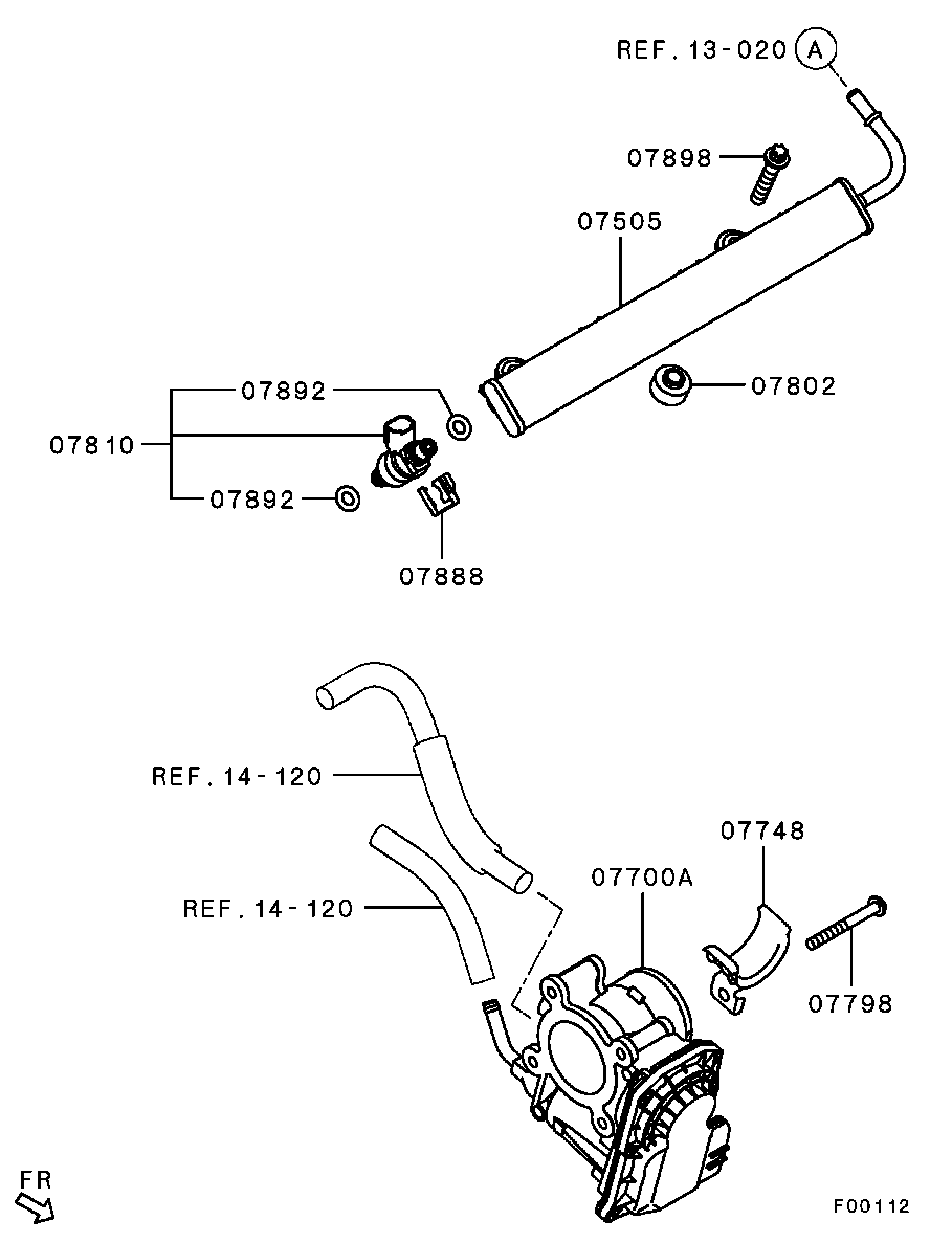 Mitsubishi MN191145 - Патрубок дросельної заслінки autozip.com.ua