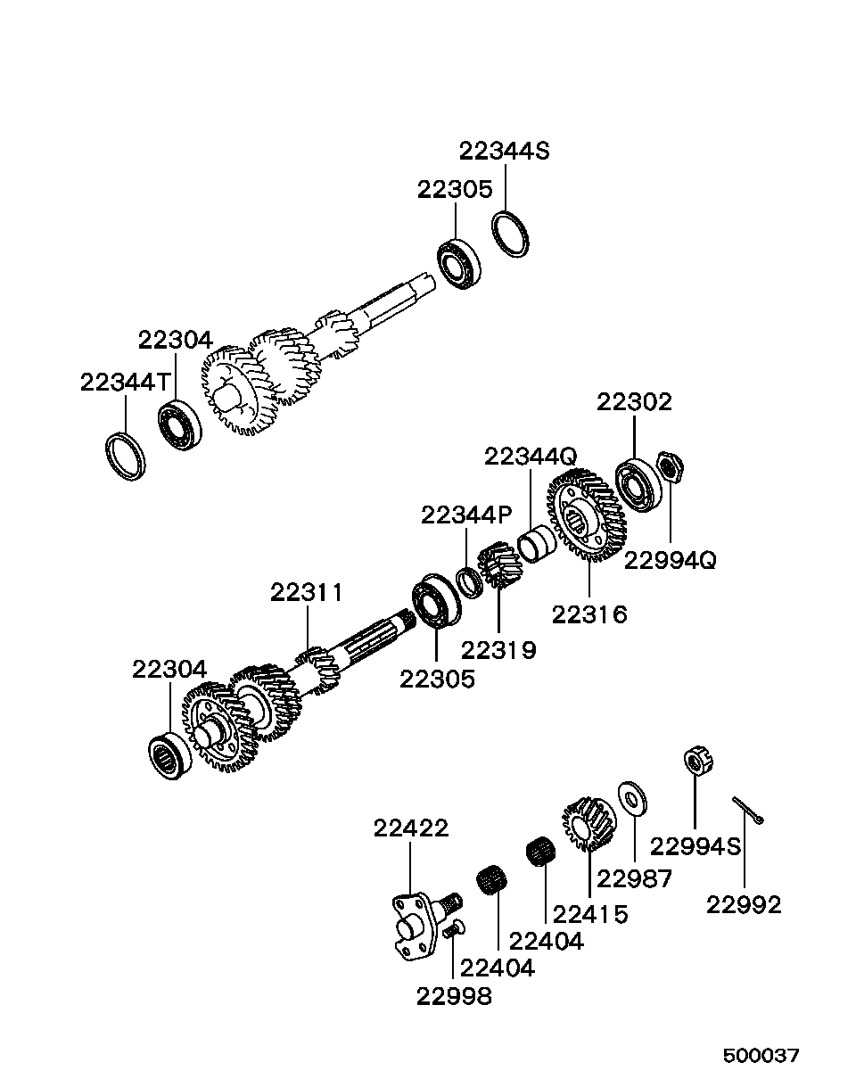 Chrysler MD717159 - Підшипник ступиці колеса autozip.com.ua