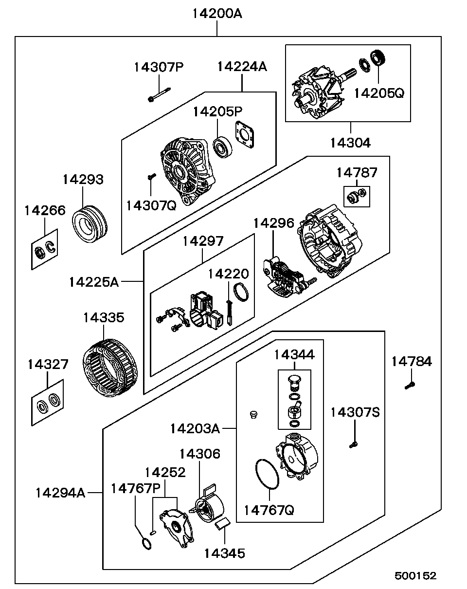 Mitsubishi MD618738 - Ротор, генератор autozip.com.ua