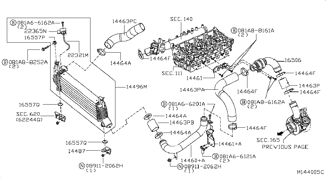 NISSAN 21507-BU000 - Підвіска, радіатор autozip.com.ua