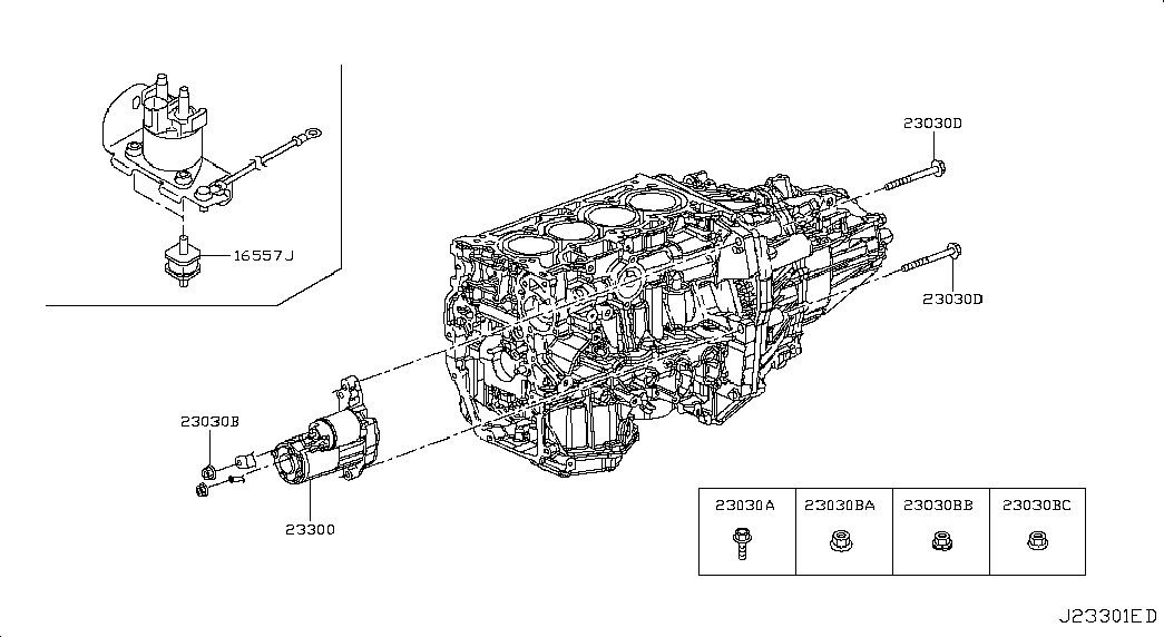 NISSAN 23300-00Q3D - Стартер autozip.com.ua