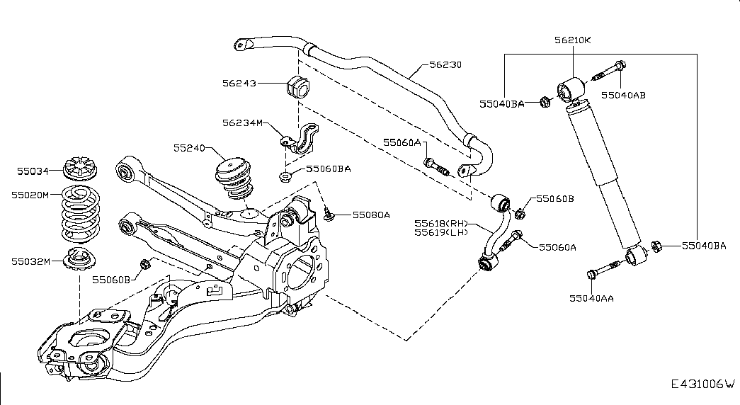 NISSAN E6210HV02A - Амортизатор autozip.com.ua