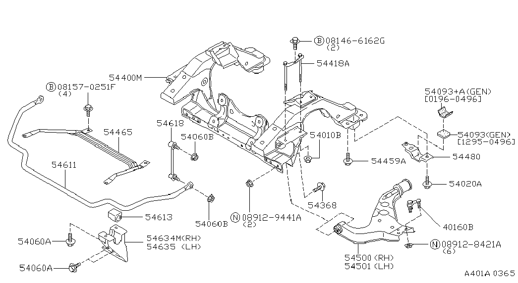 NISSAN 54618-0W000 - Тяга / стійка, стабілізатор autozip.com.ua