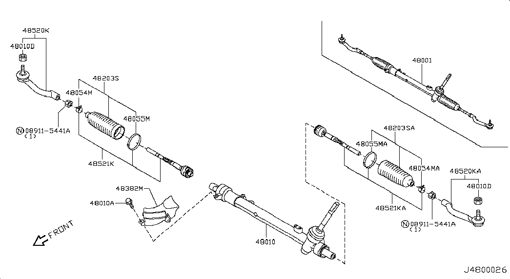 RENAULT TRUCKS D8640JY00A - Наконечник рульової тяги, кульовий шарнір autozip.com.ua