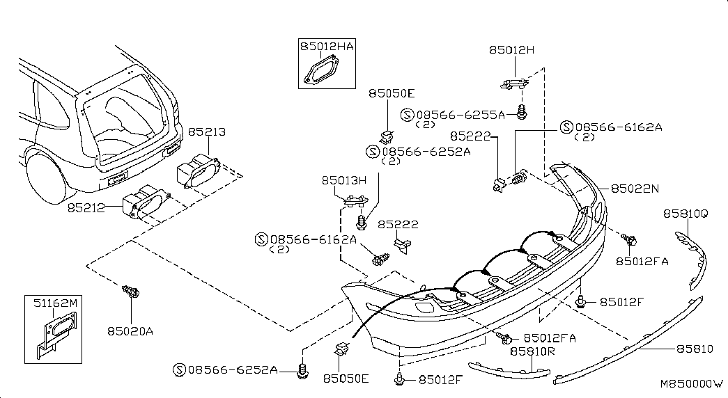 NISSAN 01125S826E - Болт autozip.com.ua