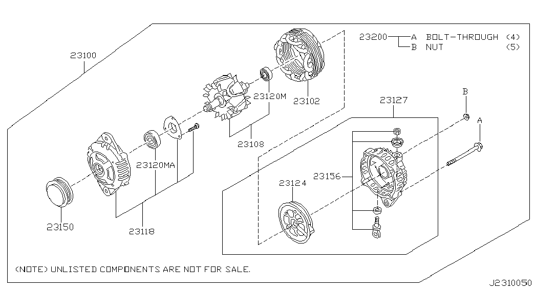 NISSAN 23100-VC10B - Генератор autozip.com.ua