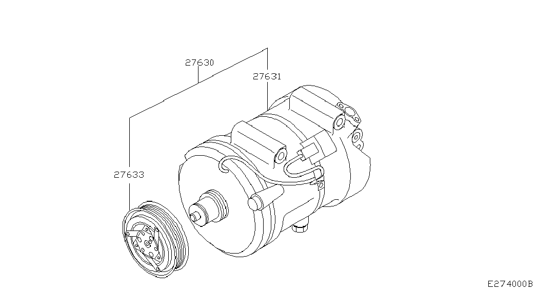 NISSAN 92600-9F510 - Компресор, кондиціонер autozip.com.ua