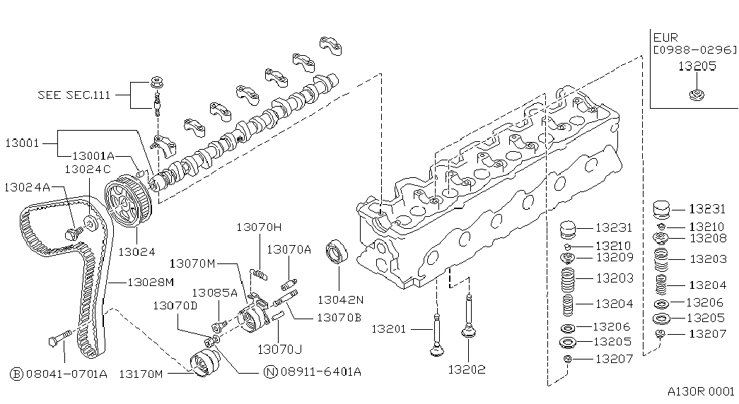 NISSAN 13028 V7285 - Ремінь ГРМ autozip.com.ua