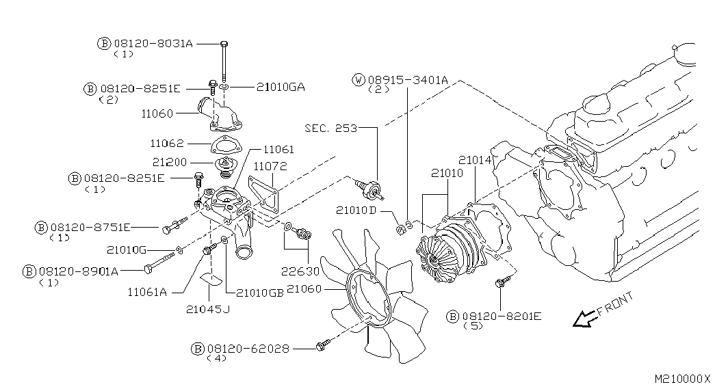 NISSAN 11062-9C601 - Прокладка, термостат autozip.com.ua