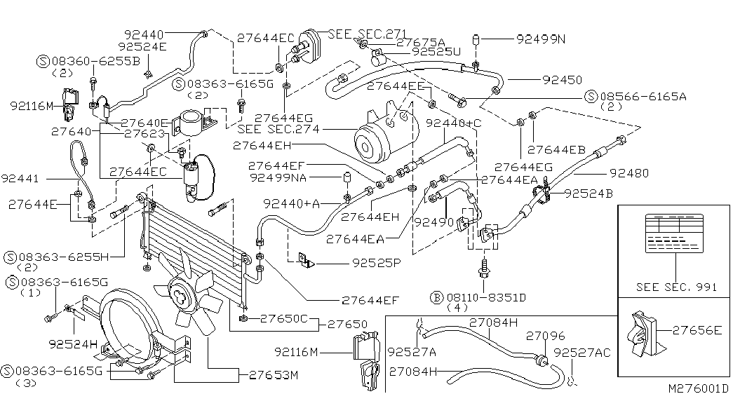 NISSAN 92110-7F700 - Конденсатор, кондиціонер autozip.com.ua