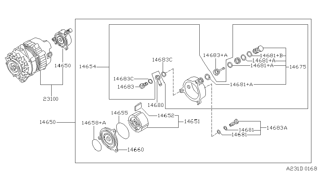 NISSAN 146500E402 - PUMP ASSY-VACUUM autozip.com.ua