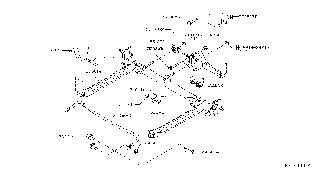 RENAULT 56261AV610 - Тяга / стійка, стабілізатор autozip.com.ua