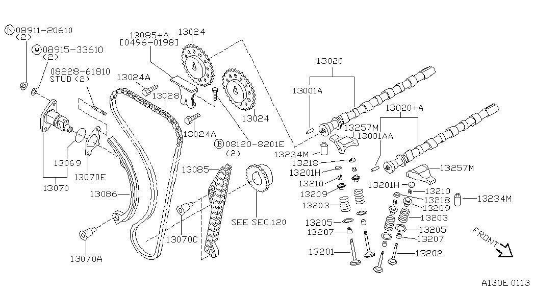 NISSAN 13201-2J201 - Впускний клапан autozip.com.ua