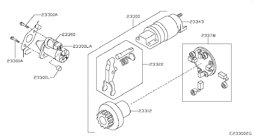 NISSAN 23300-BC20B - Стартер autozip.com.ua