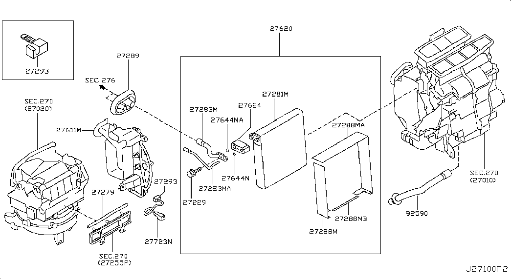 NISSAN 92200-9H205 - Розширювальний клапан, кондиціонер autozip.com.ua