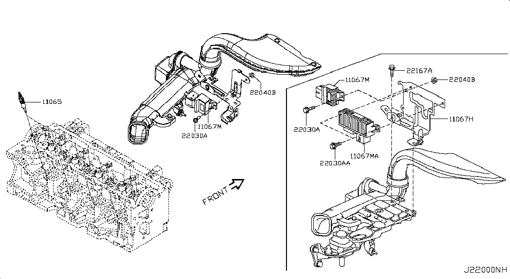 NISSAN 1106700Q0G - Блок управління, реле, система розжарювання autozip.com.ua