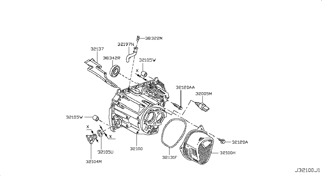 NISSAN 38342AX000 - Ущільнене кільце, диференціал autozip.com.ua