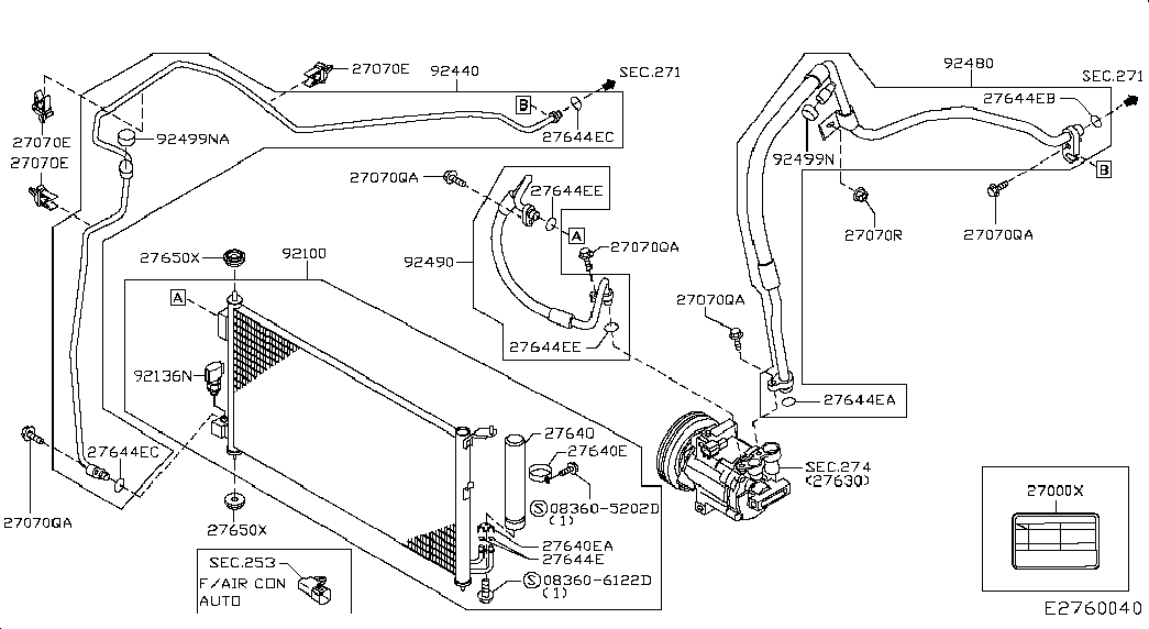 TOYOTA 92131-2Y960 - Осушувач, кондиціонер autozip.com.ua