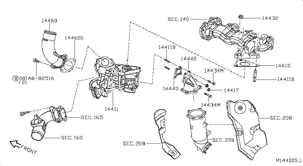 NISSAN 14411-MB40B - Компресор, наддув autozip.com.ua