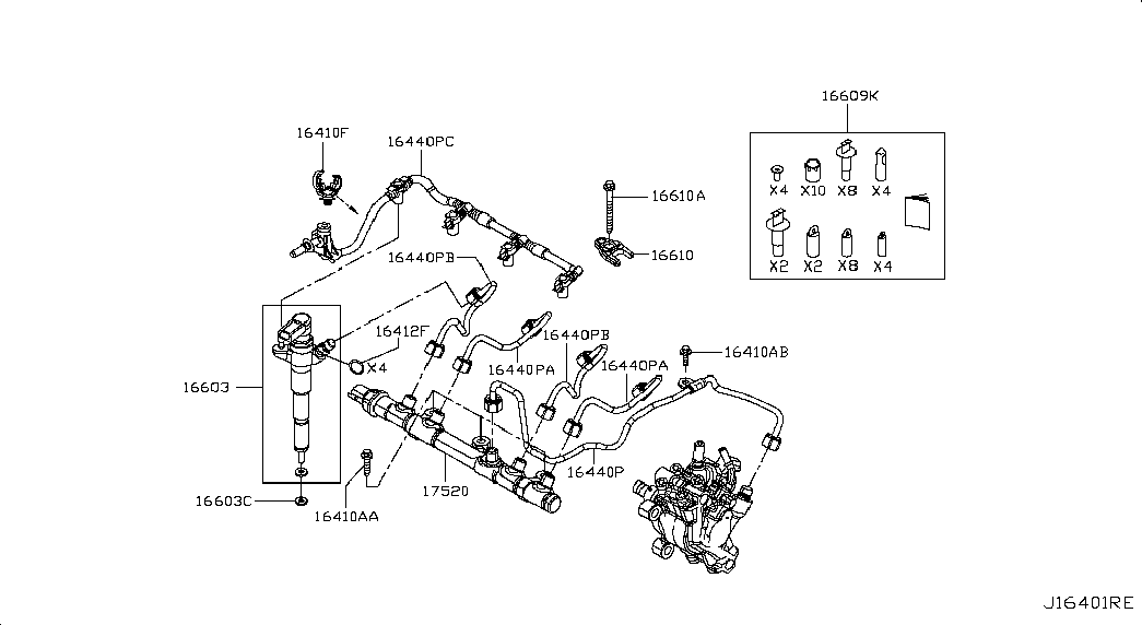 Infiniti 16614 00QAA - Кільце ущільнювача, шахта форсунки autozip.com.ua