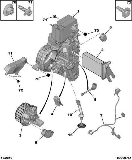 CITROËN/PEUGEOT 6448 Q9 - Теплообмінник, опалення салону autozip.com.ua