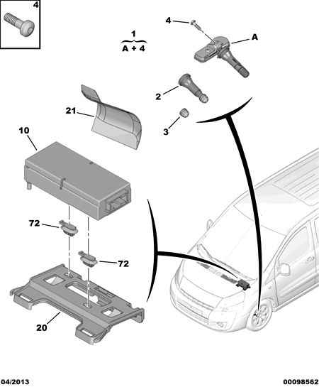 Lancia 96 771 305 80 - Датчик частоти обертання колеса, контроль тиску в шинах autozip.com.ua