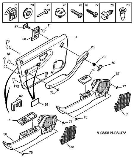 PEUGEOT 6995 A3 - Кліпса, пружинний затиск autozip.com.ua