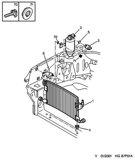 CITROËN 6455.R0 - Конденсатор, кондиціонер autozip.com.ua