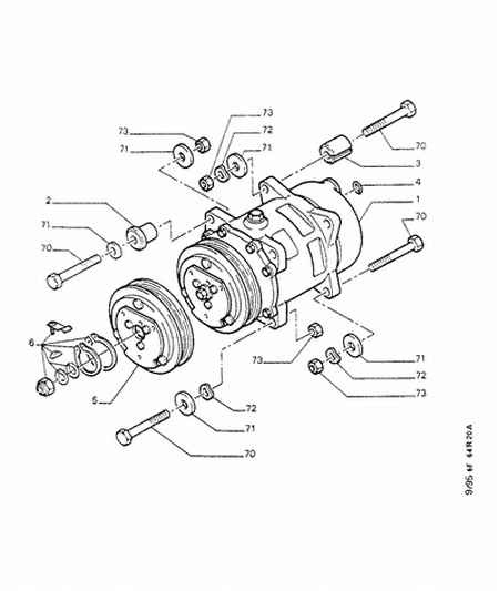 PEUGEOT 6453 P5 - Компресор, кондиціонер autozip.com.ua