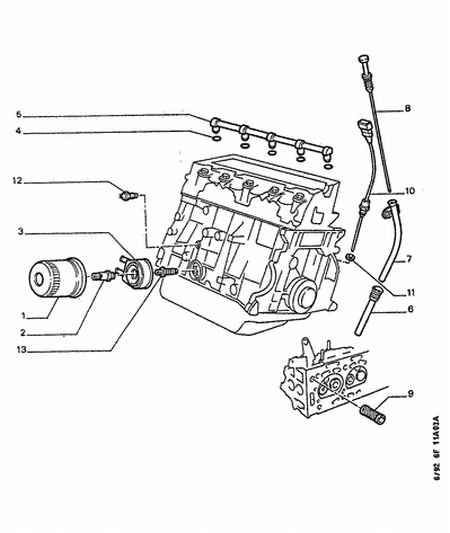 PEUGEOT 1171 73 - ENGINE OIL GAUGE GUIDE autozip.com.ua