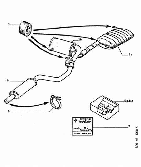 CITROËN/PEUGEOT 1717 23 - Середній глушник вихлопних газів autozip.com.ua