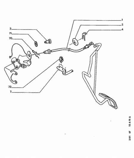 CITROËN 1629 F8 - Тросик газу autozip.com.ua