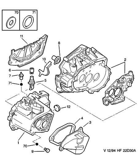 CITROËN/PEUGEOT 2257 40 - Датчик, контактний перемикач, фара заднього ходу autozip.com.ua