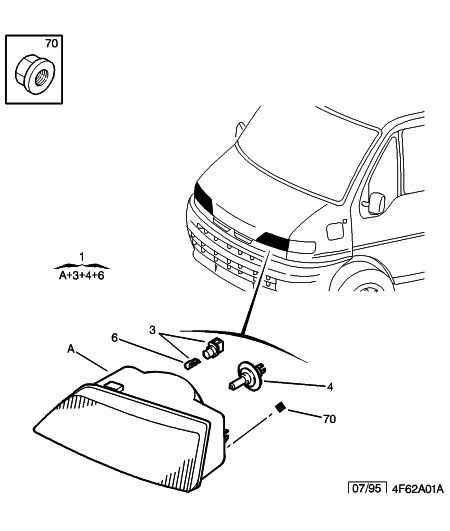 PEUGEOT 6204 AF - Основна фара autozip.com.ua