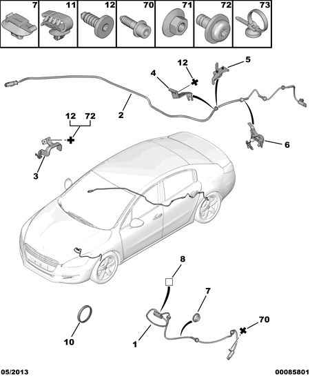 CITROËN 4545 K7 - Датчик ABS, частота обертання колеса autozip.com.ua