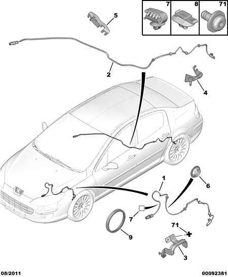 PEUGEOT 4545 G7 - Датчик ABS, частота обертання колеса autozip.com.ua